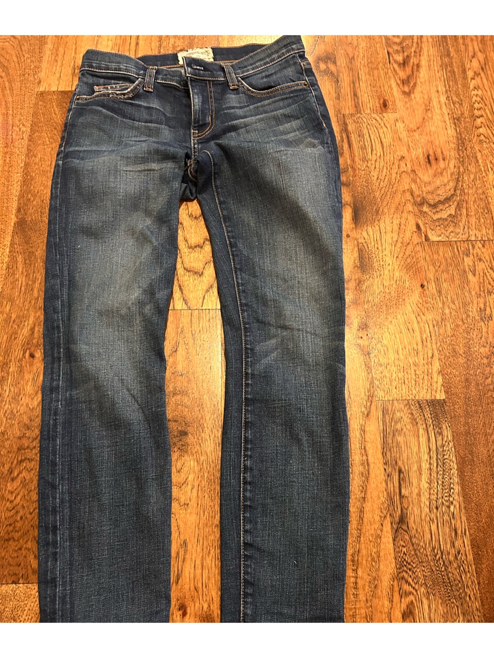 Current/Elliott Slim Skinny Jeans in Medium Blue